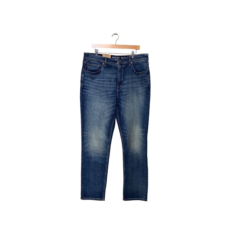 Devil-Dog Dungarees Highpoint Athletic Fit Blue Jeans 38x34 DD5085 Mens‎ NEW